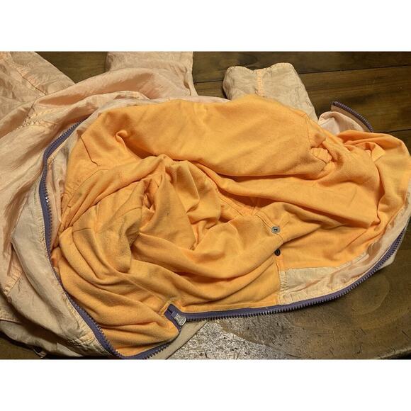 Vintage 90s IXSPA Jamie Sadock Orange Lined Jumpsuit Womens Small - Picture 14 of 16